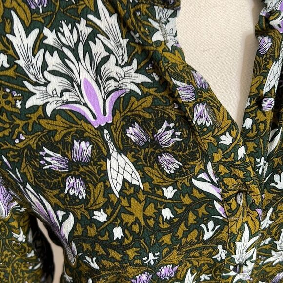 Y.A.S high neck printed midi dress, Large - Picture 5 of 12